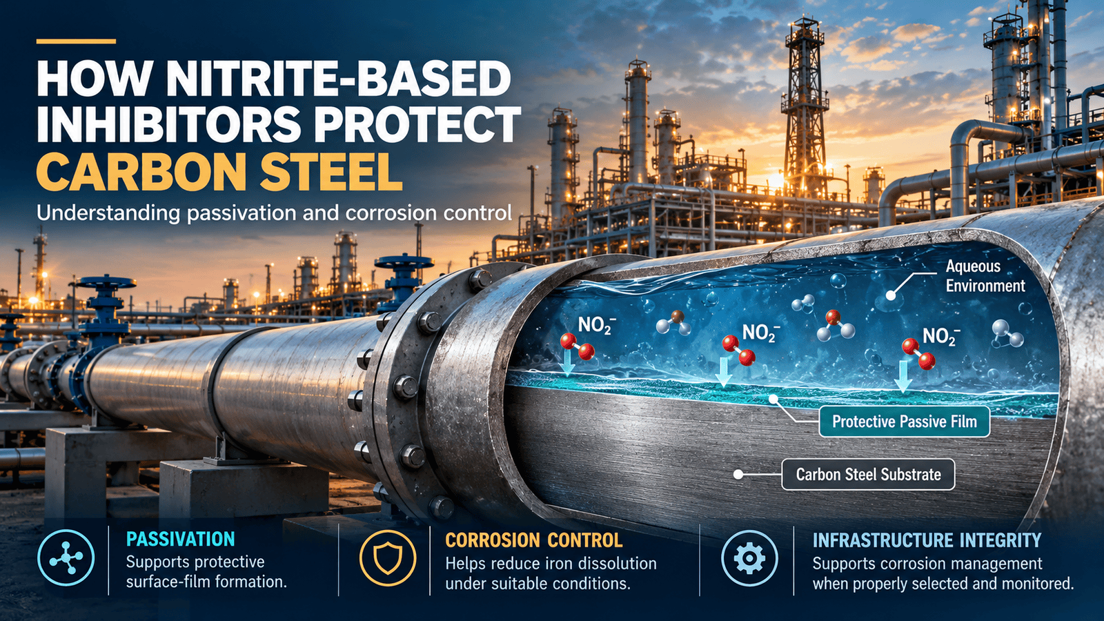 How Nitrite-Based Inhibitors Protect Carbon Steel Infrastructure
